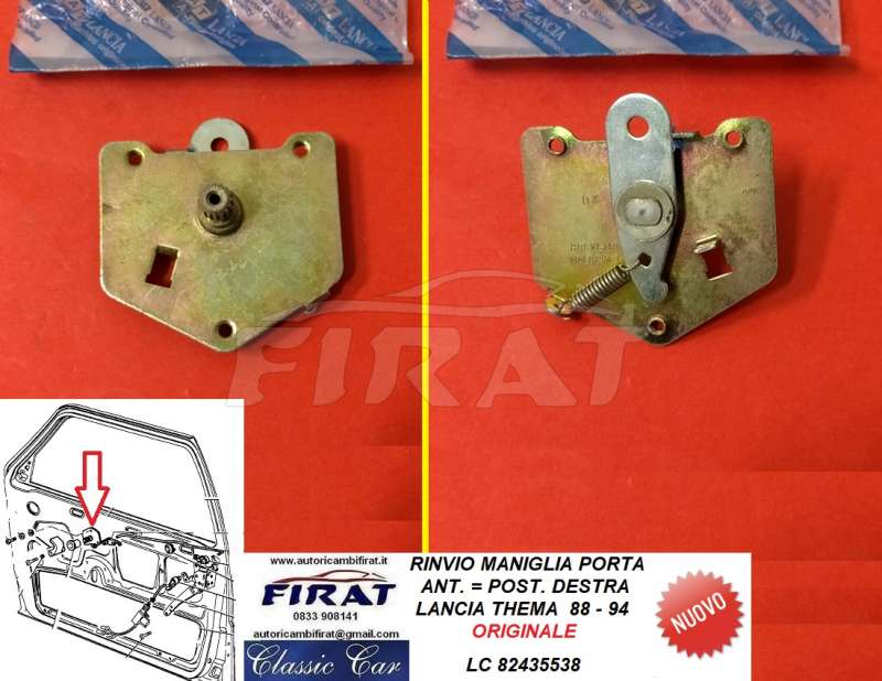 RINVIO MANIGLIA PORTA LANCIA THEMA ANT.=POST.DX (82435538)
